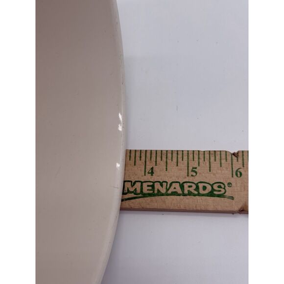 Rae Dunn 8" x 3-1/2" Heavy Thick "TOP DOG" ceramic pet bowl - Picture 6 of 6